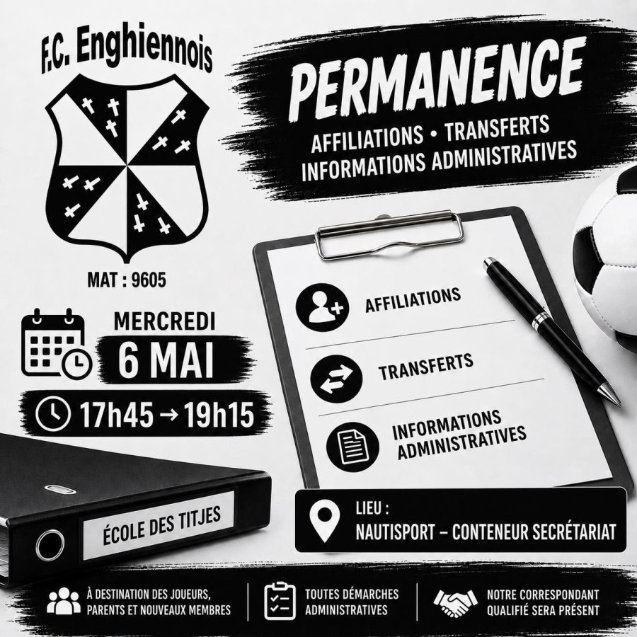 📢 Permanence – Affiliations & Transferts