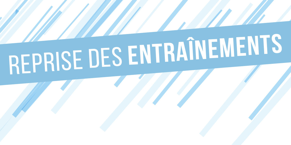 Du côté de nos plus jeunes recrues, les entraînements reprennent également ce lundi !
